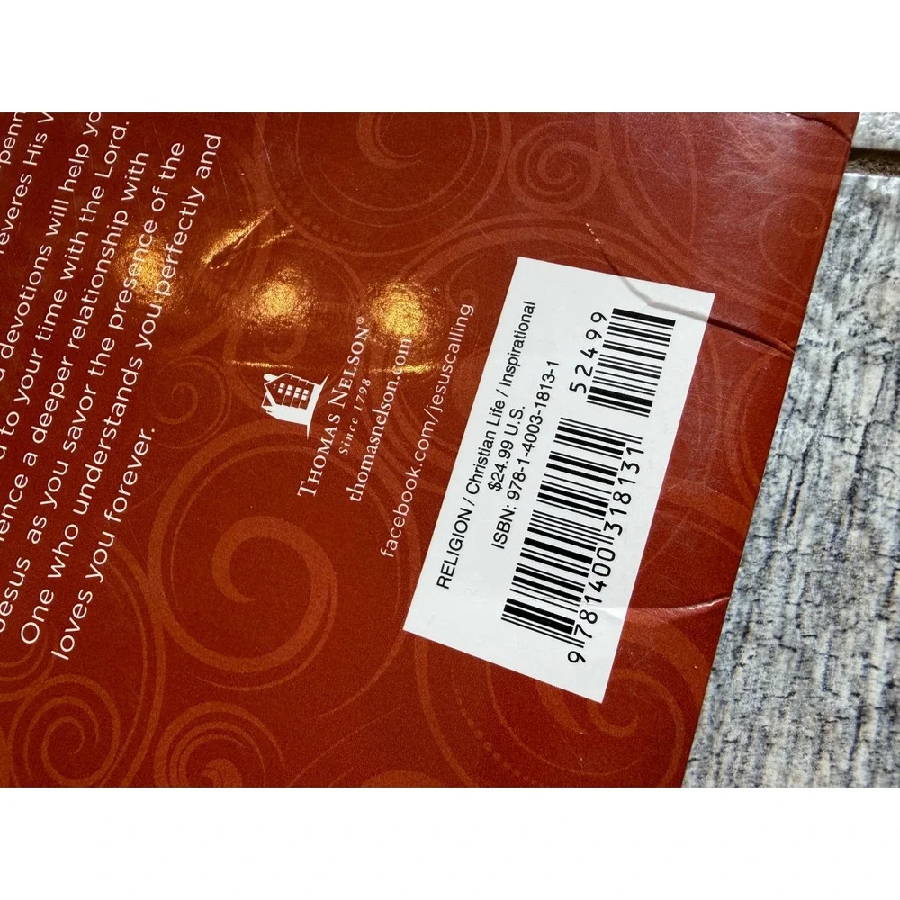 Thomas Nelson Jesus Calling Devotional‎ Sarah Young Brown Leathersoft 365 Day